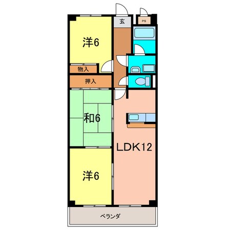 サイレントパレスの物件間取画像